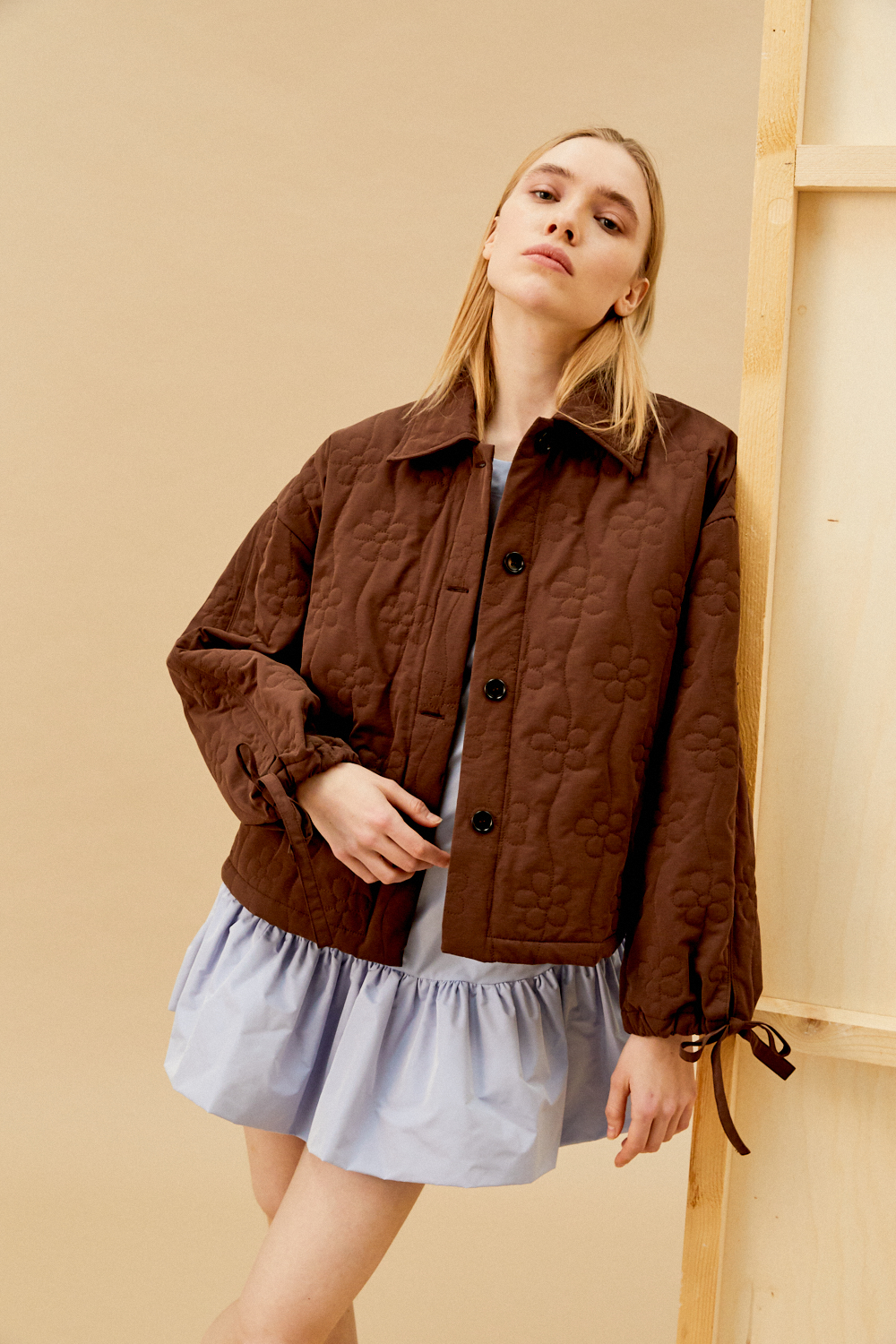 EMPORIO ARMANI - Leather Blouson Jacket
